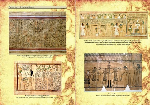 Extrait du livre des morts des anciens égyptiens